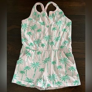 Gymboree palm tree print romper